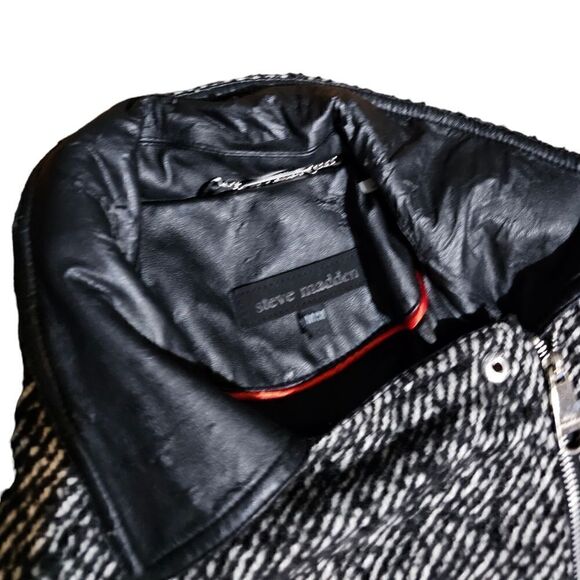 Women's STEVE MADDEN Taylor Fashion Pea Coat Size Medium - Picture 4 of 6